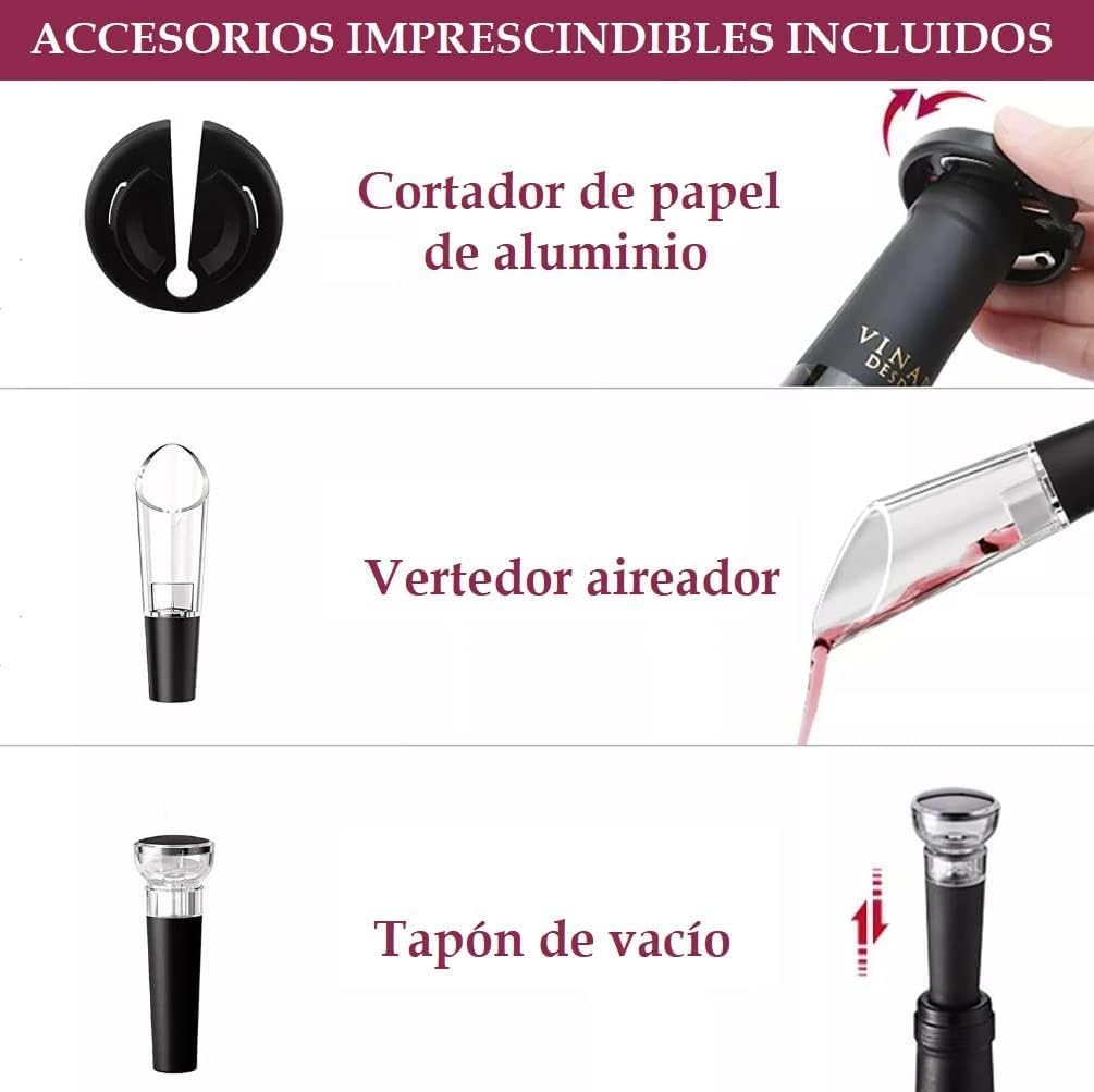 EVABRIS® Sacacorchos Eléctrico Profesional