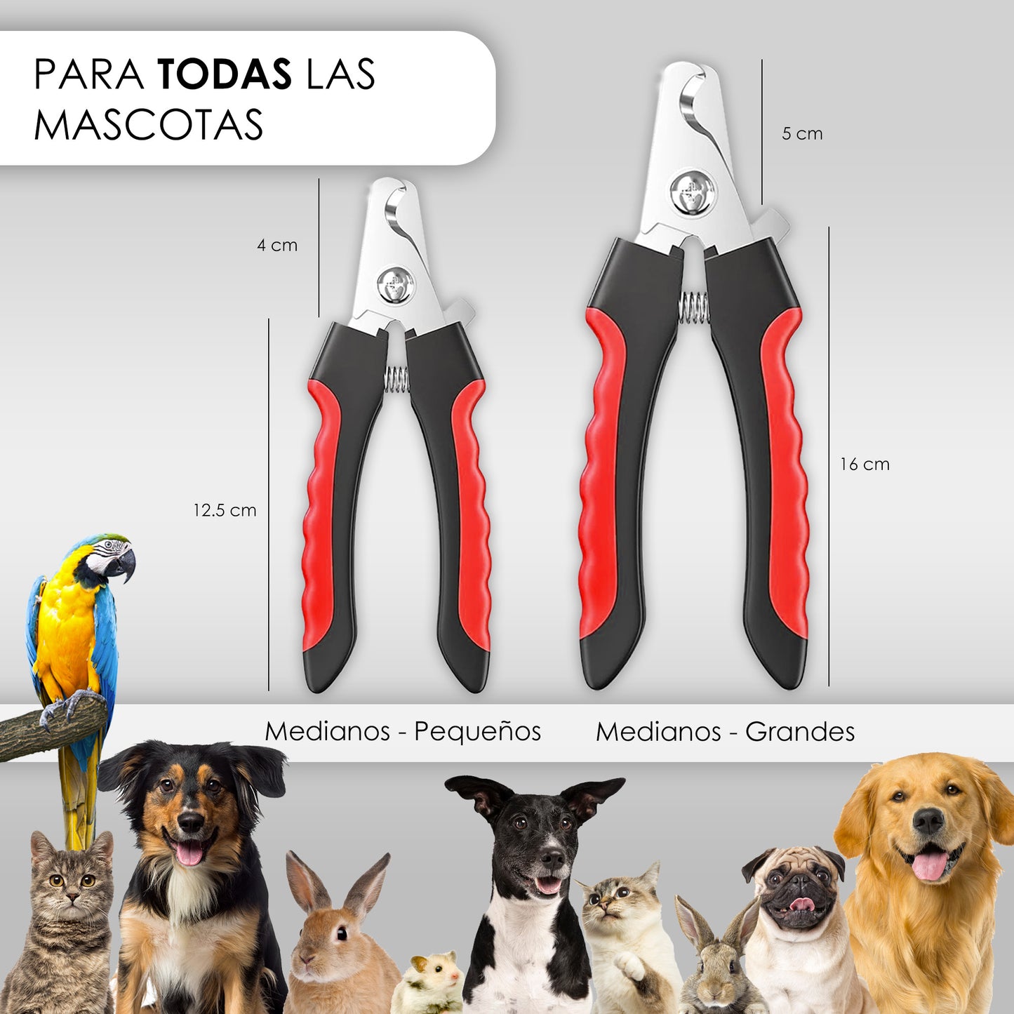 EVABRIS® Cortauñas para Perros y Gatos